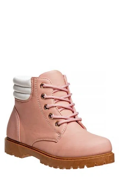 Rugged Bear Kids'  Colorblock Hiker Boot In Pink
