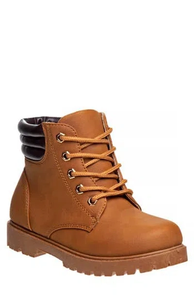 Rugged Bear Kids'  Lace-up Boot In Tan