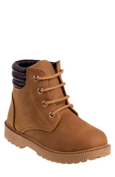 Rugged Bear Lace-up Rugged Boot In Tan