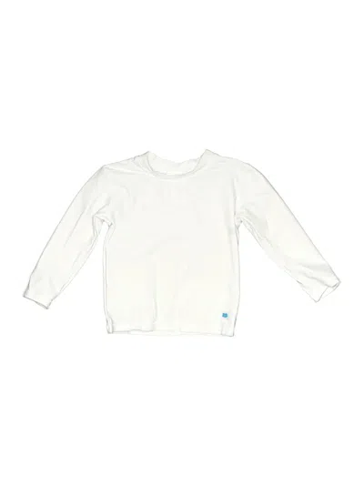 Pre-owned Rugged Butts Kids' Long Sleeve T-shirt In White