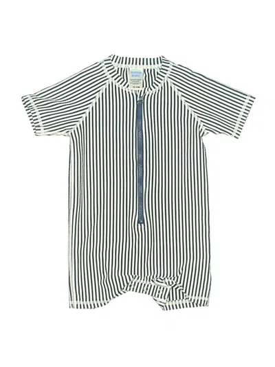 Pre-owned Rugged Butts Kids' Short Sleeve Onesie In Green