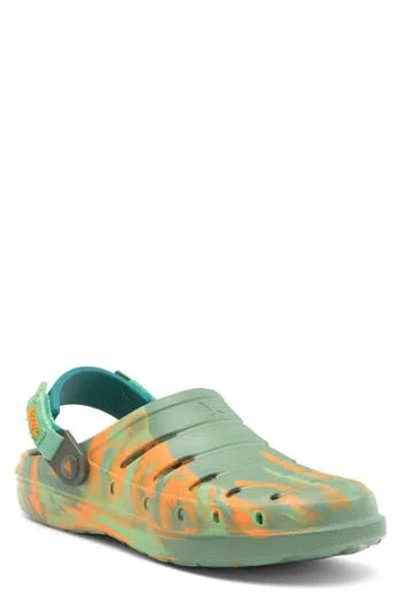 Rugged Sharks Rugged Shark Kids' Adventure Clog In Olive | ModeSens