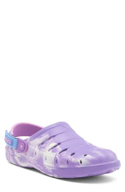 Rugged Sharks Rugged Shark Kids' Adventure Clog In Purple | ModeSens