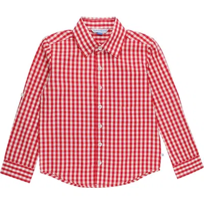 Ruggedbutts Baby Boys Long Sleeve Button Down Shirt In Multi