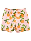 Ruggedbutts Baby Boys Upf50+ Swim Trunks In Orange You The Sweetest