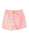 Ruggedbutts Baby/toddler Boys Upf50+ Gingham Swim Trunks In Multi