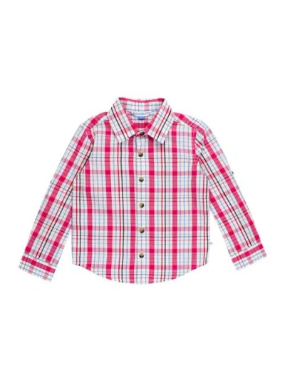 Ruggedbutts Kids'  Boys Long Sleeve Button Down Shirt In Multi