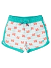 Ruggedbutts Babies'  Boys Upf50+ Sun Protected Dolphin Hem Swim Trunks In Brown