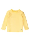 Ruggedbutts Babies'  Boys Upf50+ Sun Protected Long Sleeve Rash Guard In Banana