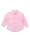 Ruggedbutts Kids'  Boys Upf50+ Sun Protective Button Down Shirt In Pink