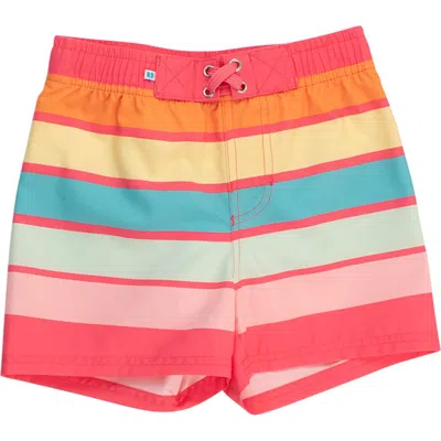Ruggedbutts Kids'  Boys Upf50+ Swim Trunks In Multi