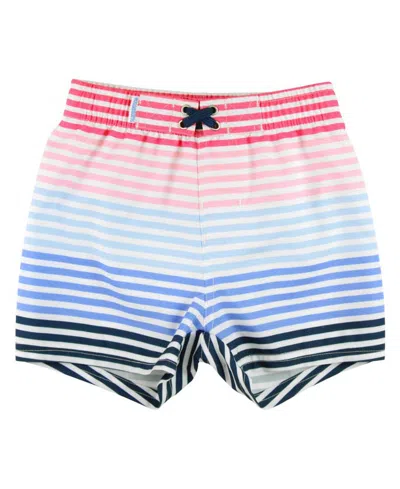 Ruggedbutts Kids' Boys Upf50+ Swim Trunks In Multi