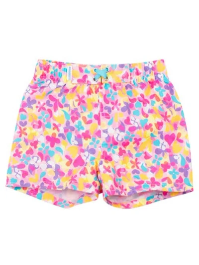 Ruggedbutts Kids'  Boys Upf50+ Swim Trunks In Pink