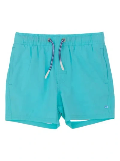 Ruggedbutts Babies'  Color Changing Performance Hybrid Swim Trunks In Blue
