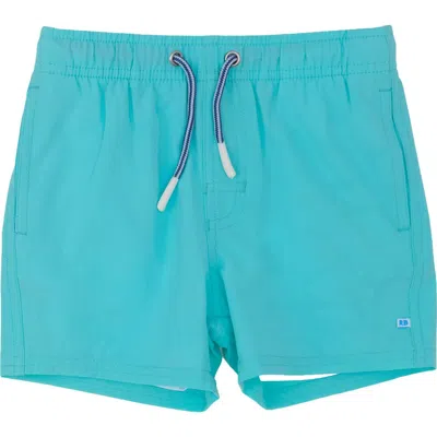 Ruggedbutts Kids'  Color Changing Performance Hybrid Swim Trunks In Blue