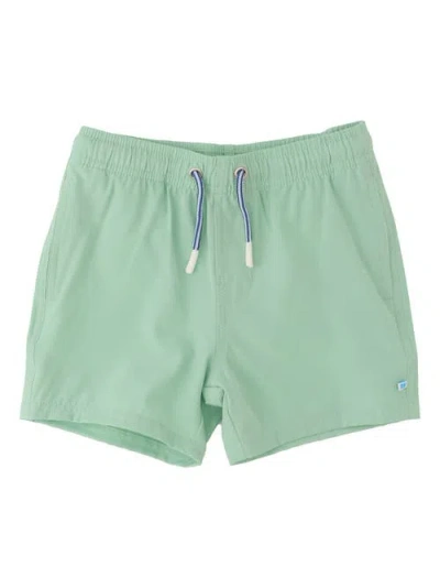 Ruggedbutts Babies'  Color Changing Performance Hybrid Swim Trunks In Green