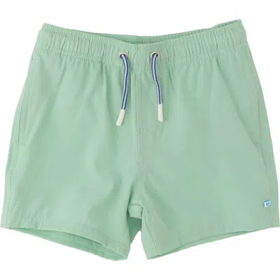 Ruggedbutts Kids'  Color Changing Performance Hybrid Swim Trunks In Green