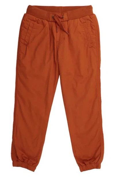 Ruggedbutts Babies'  Cotton Chino Joggers In Brown