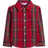 Ruggedbutts Kids' Nicholas Plaid Cotton Button-up Shirt In Red