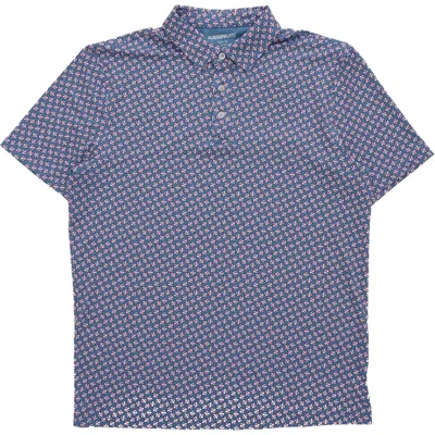 Ruggedbutts Knit Short Sleeve Performance Polo In Blue