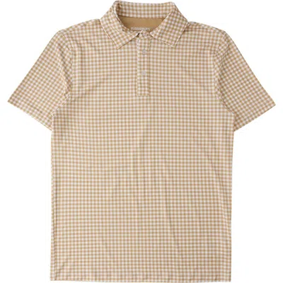 Ruggedbutts Knit Short Sleeve Performance Polo In Neutral