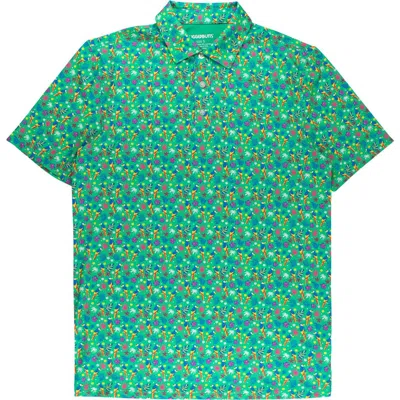 Ruggedbutts Knit Short Sleeve Performance Polo In Green