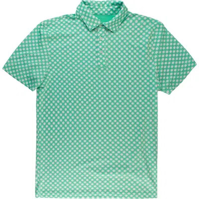 Ruggedbutts Knit Short Sleeve Performance Polo In Green