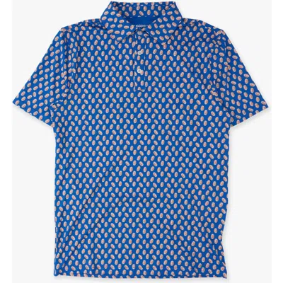 Ruggedbutts Knit Short Sleeve Performance Polo In Blue