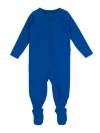 Ruggedbutts Modal Blend Baby Boys One Piece Footie Pajamas In Starry Night Blue