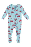 Ruggedbutts Paws To The Rescue Fitted One-piece Pajamas In Blue