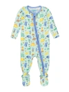 Ruggedbutts Softsnooze Baby Boys One Piece Footie Pajamas In Dino-mite Dude