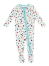 Ruggedbutts Softsnooze Baby Boys One Piece Footie Pajamas In Holiday Lights