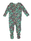 Ruggedbutts Softsnooze Baby Boys One Piece Footie Pajamas In Playful Peppermint