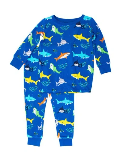 Ruggedbutts Kids'  Softsnooze Boys Long Sleeve Pajama Set