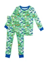 Ruggedbutts Kids'  Softsnooze Boys Long Sleeve Pajama Set In Boom Pow