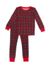 Ruggedbutts Kids'  Softsnooze Boys Long Sleeve Pajama Set In Merry Memories Plaid