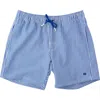 Ruggedbutts Stretch Swim Trunks In Blue