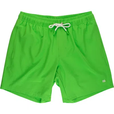 Ruggedbutts Stretch Swim Trunks In Green