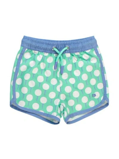 Ruggedbutts Kids'  Toddler Boys Upf50+ Sun Protected Dolphin Hem Swim Trunks