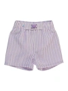 Ruggedbutts Babies'  Toddler Boys Upf50+ Swim Trunks In Purple
