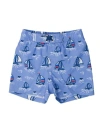 Ruggedbutts Babies'  Toddler Boys Upf50+ Swim Trunks In Blue