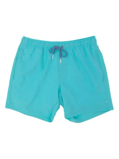 Ruggedbutts Upf50+ Color Changing Performance Hybrid Swim Trunks In Blue
