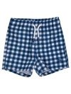 Ruggedbutts Babies'  Upf50+ Sun Protected Stretch Swim Trunks In Blue