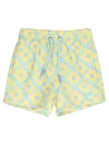 Ruggedbutts Babies'  Upf50+ Sun Protected Stretch Swim Trunks In Green