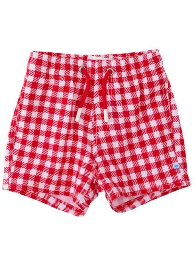 Ruggedbutts Babies'  Upf50+ Sun Protected Stretch Swim Trunks In Multi