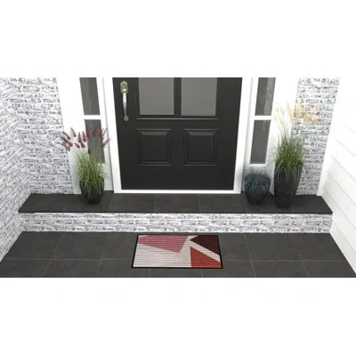 Rugs America Lianna Berry Bash Lo60a 20"x31.5" Door And Kitchen Mat In Brown;gray;silver