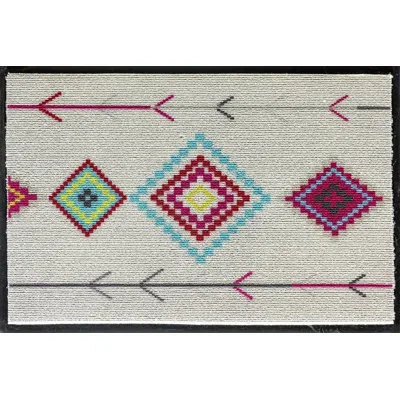 Rugs America Lianna Popsicle Fantasy Lo55a 20"x31.5" Door And Kitchen Mat In Brown;gray;silver;tan