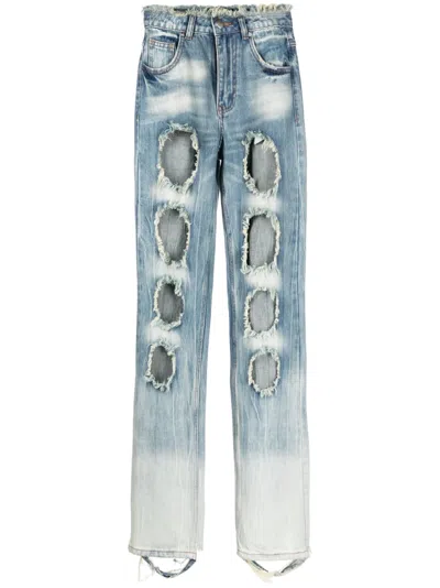 RUI CUT-OUT DETAIL DENIM JEANS