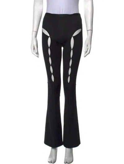 Pre-owned Rui Flared Pants In Black