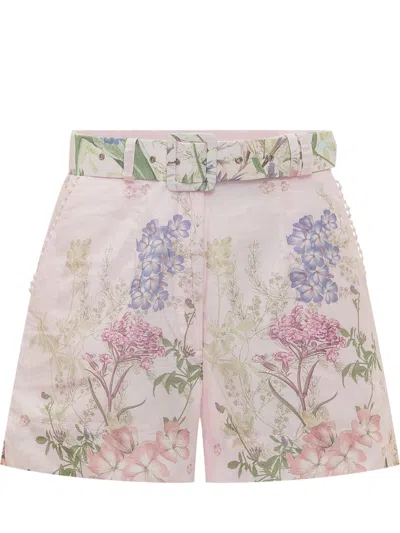 Rui Light Pink Printed Shorts